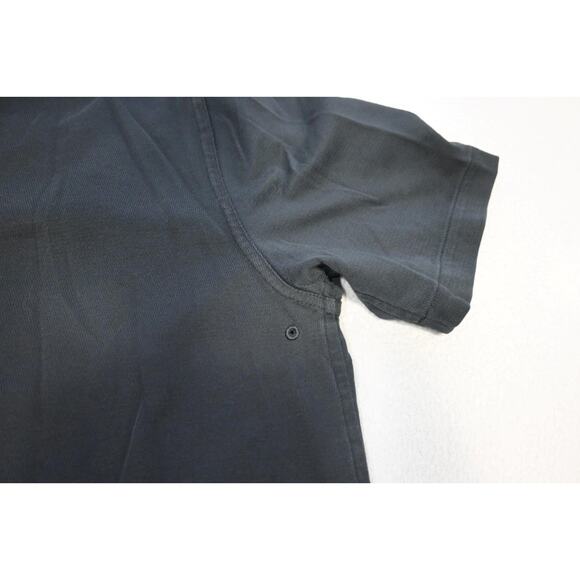 Nike Golf Polo Dri Fit Athletic Black Cotton Poly Blend Stretch Mens Size Medium - Picture 9 of 10